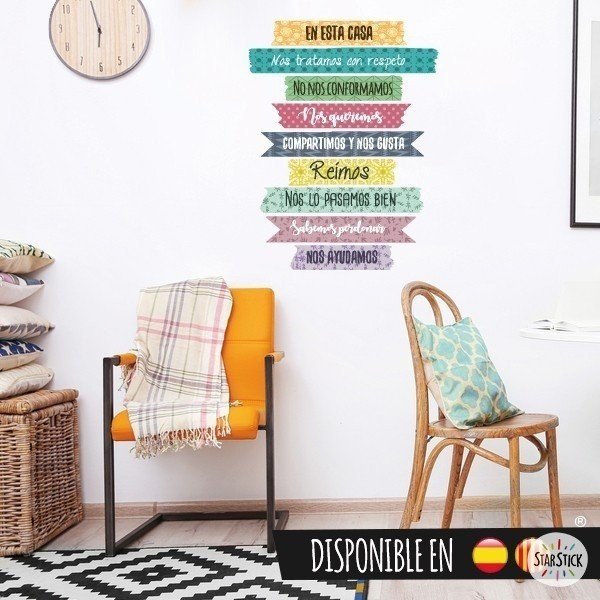"In this house..." - Wall decals for home
