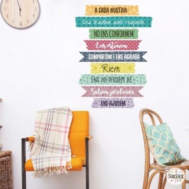 "In this house..." - Wall decals for home
