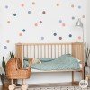Wall decals - Confetti earth and blue