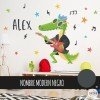 Rocker Crocodile - Stickers originaux pour décorer les espaces enfants et jeunes