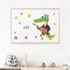 Affiche personnalisée pour enfants – Rocker Crocodile