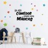 En este comedor pasan cosas mágicas - Vinilos para decorar comedores escolares