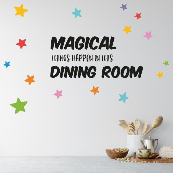 Des choses magiques se produisent dans cette cuisine - Decoración escuelas