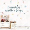 Choose language! Decorative wall decals - The essential is invisible to the eyes