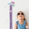 Sticker toise - Sirène avec dauphin - Idées originales pour décorer les chambres de filles