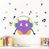 Vinilos decorativos - Big monster Music Lila - Vinilos decorativos originales
