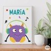 Feuille décorative pour chambres de jeunes – Big Monster Music Lila
