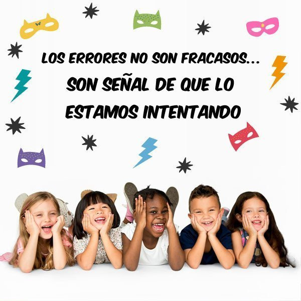 Tria idioma! Mistakes are proof that you are trying - Vinils educatius per decorar escoles