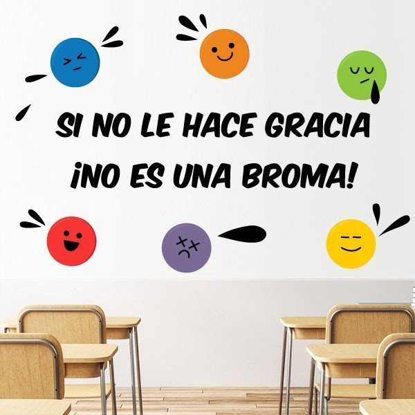 Tria idioma! Si no li fa gràcia És que no és una broma! - Vinils educatius