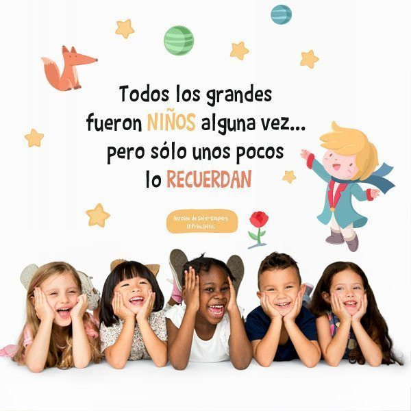 Tria idioma! Tots els grans van ser NENS alguna vegada - Vinils decoratius amb frases