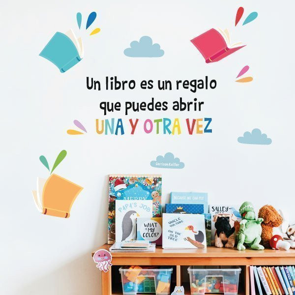 Choisissez la langue! Lire, c'est rêver - Stickers décoratifs pour écoles et bibliothèques