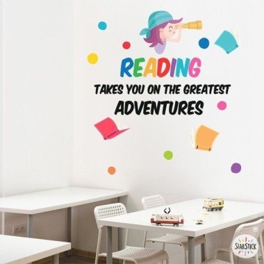Reading takes you on the...