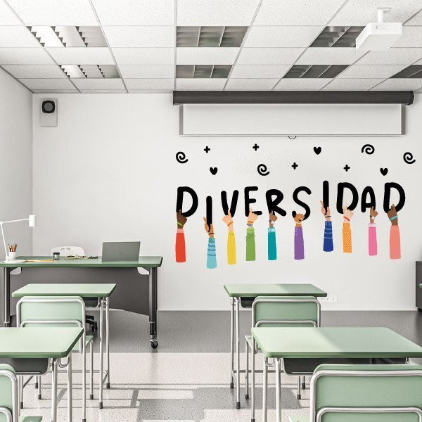 Choose language! Diversity - Wall decals for schools and institutes