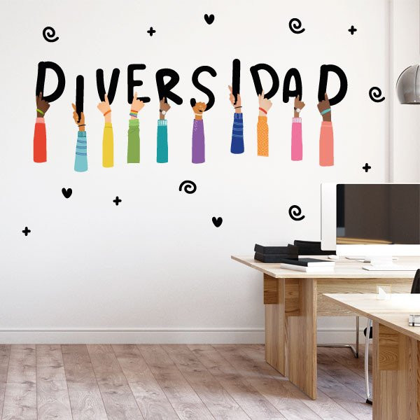 Choose language! Diversity - Wall decals for schools and institutes