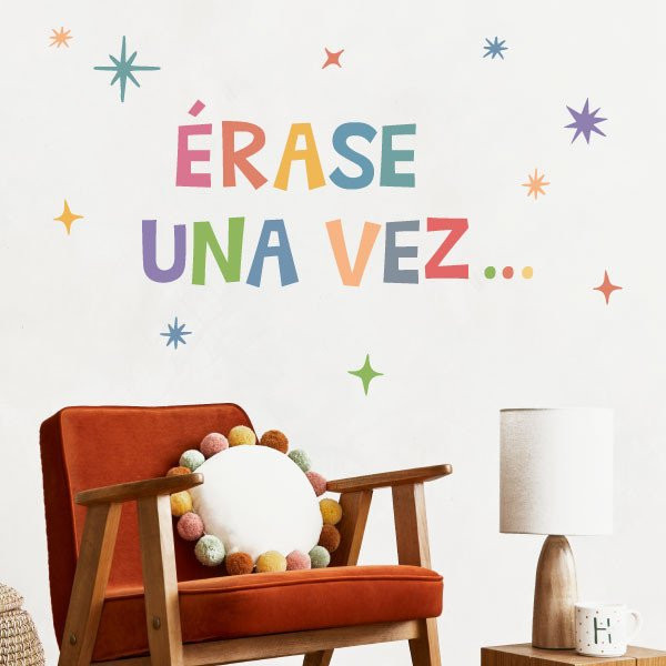 Décoration enfant - Il était une fois - Stickers avec phrases