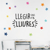 Reading makes us free - Educational wall decals