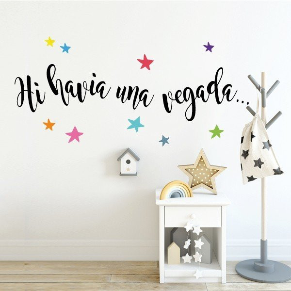 vinils escoles biblioteques Hi havia una vegada... - Vinils decoratius amb frases