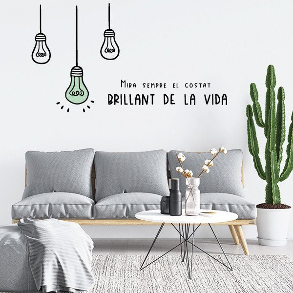 Mira sempre el costat brillant de la vida