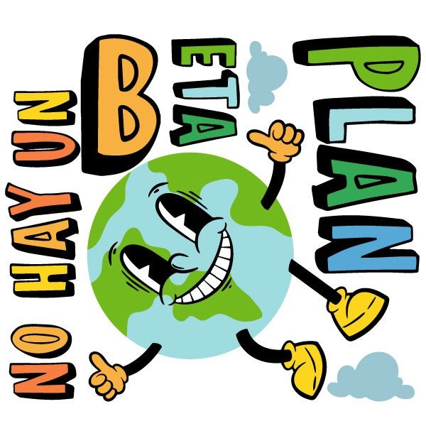 Choisissez la langue! Il n'y a pas de planète B - Stickers pour centres