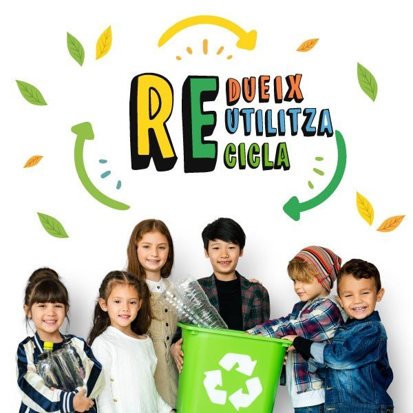 Choisissez la langue! - Réduire Réutilisation Recycler - Stickers éducatifs pour décorer les espaces publics