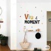 Choisissez la langue! Vivez l'instant présent - Autocollants décoratifs avec phrases