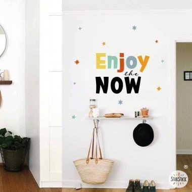 Choose language! Live the moment - Decorative stickers with phrases