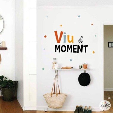 Choose language! Live the moment - Decorative stickers with phrases