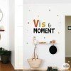 Tria idioma! Viu el moment - Vinils decoratius amb frases