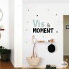 Tria color i idioma! Viu el moment - Vinils decoratius amb frases