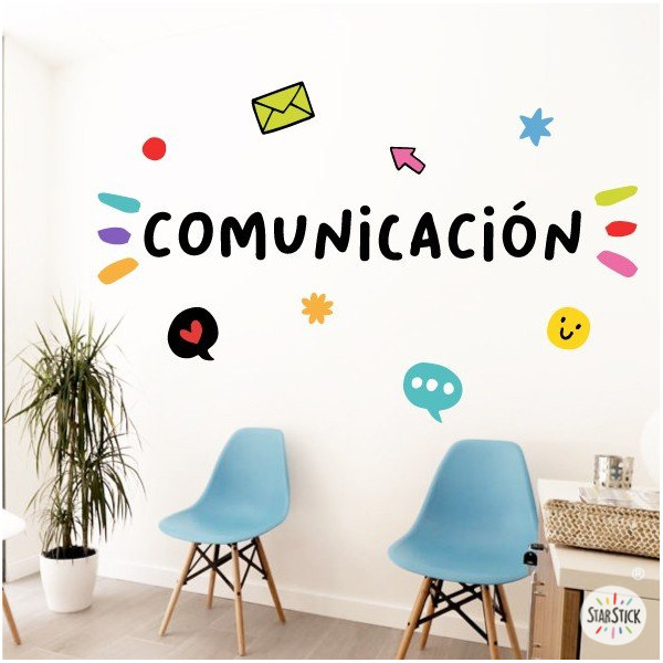 Choisissez la langue! Communication – Sticker mural - Idées pour décorer les espaces publics