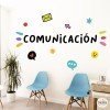 Tria idioma! Comunicació – Vinils murals - Idees per decorar espais públics