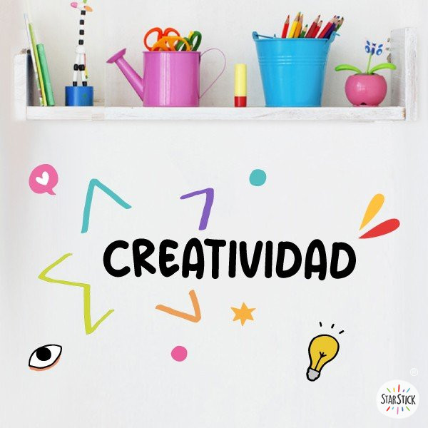¡Elige idioma! Creatividad – Vinilos educativos para decorar escuelas e institutos