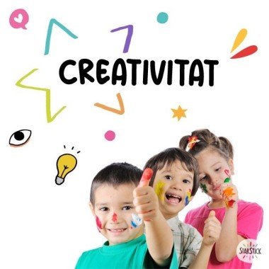 Choose language! Creativity – Educational stickers to decorate schools and institutes