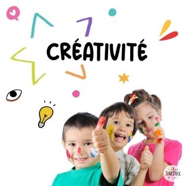Choisissez la langue! Créativité – Stickers pédagogiques pour décorer les écoles et instituts