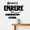 Choisissez la couleur et la langue! Ne regardez pas en arrière - Stickers décoratifs avec des phrases
