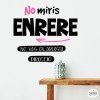 Tria color i idioma! No miris enrere - Vinils decoratius amb frases