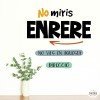 ¡Elige idioma! No mires atrás - Vinilos decorativos con frases