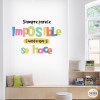 ¡Elige idioma! Parece imposible - Vinilos decorativos con frases