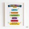 ¡Elige idioma! La receta màgica - Cuadros decorativos para comedores escolares