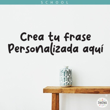 ¡Diseña la frase que quieras en vinilo! - Vinilos con frases personalizadas