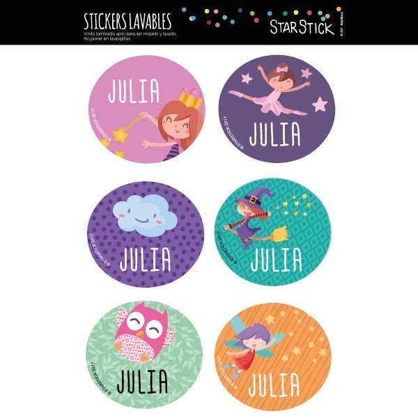 Etiquetes multiús rodones - Talla gran