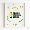 Affiche décorative pour centres éducatifs - Réduire, recycler, réutiliser - Choisissez la langue !