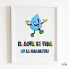 Affiches éducatives - L’eau, c’est la vie