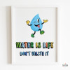 Affiches éducatives - L’eau, c’est la vie