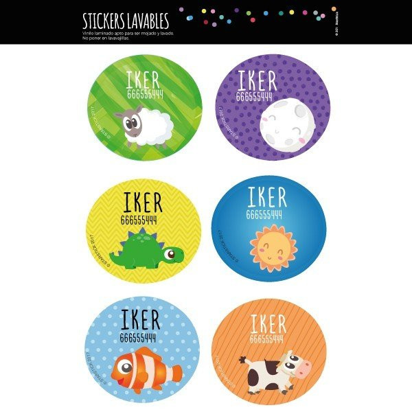 Model 7 - Round multipurpose labels - Large size