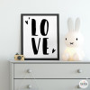 Làmina decorativa infantil - LOVE