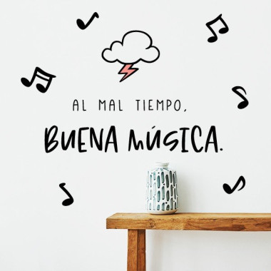 Vinil decoratiu “Al mal...