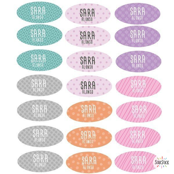 Model 14 - Oval Multipurpose Labels - Medium