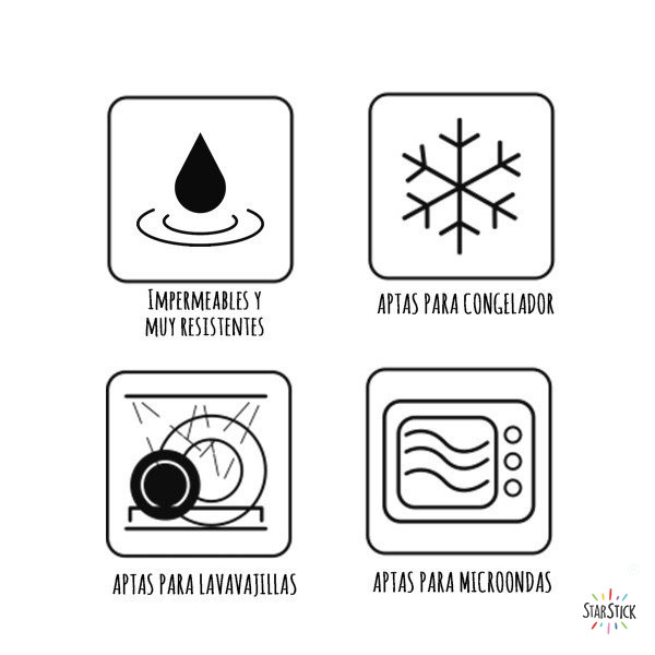 Model 14 - Etiquetes multiús ovalades - Mitjanes