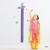 Vinilo medidor - Niña con cohete - Vinilos originales para habitaciones infantiles